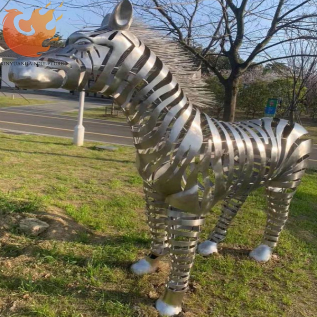 Stainless Steel horse Sculpture